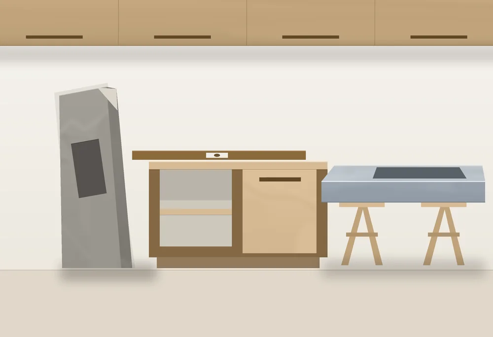 Remplacement d'un plan de travail